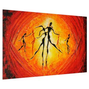 Orijentalna slika plesača (90x60 cm)