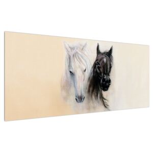 Naslikana slika konja (120x50 cm)
