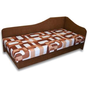 Zondo Jednostruki krevet (ležaj) 80 cm Lux 87 (Smeđa 13 + Gusto 11) (D)