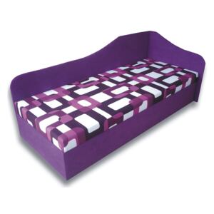 Zondo Jednostruki krevet (ležaj) 80 cm Lux 87 (Ljubičasta 49 + Gusto 10) (D)