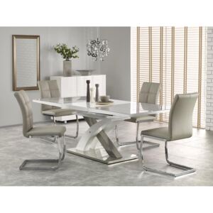 Zondo Blagovaonski stol Sandor 2 (siva + bijela) (za 6 do 8 osoba)