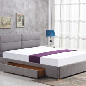 Zondo Bračni krevet 160 cm Merida (siva) (S podnicom)