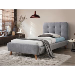 Zondo Jednostruki krevet 90 cm Tiffany (siva) (S podnicom)