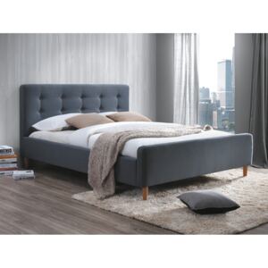 Zondo Bračni krevet 160 cm Pinko (siva) (S podnicom)