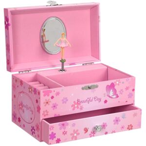Dječja kutija za nakit Ariel ružičasta - Varijanta 1