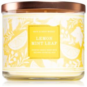 Bath & Body Works Lemon Mint Leaf mirisna svijeća 411 g