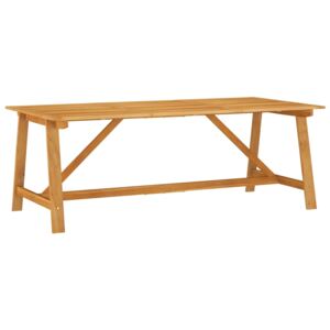 VidaXL Vrtni blagovaonski stol 206x100x74 cm od masivnog drva bagrema