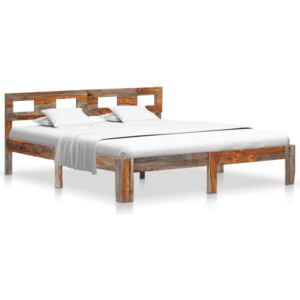 VidaXL Okvir za krevet od masivnog drva šišama 140 x 200 cm