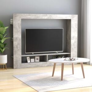 VidaXL TV ormarić siva boja betona 152 x 22 x 113 cm od iverice