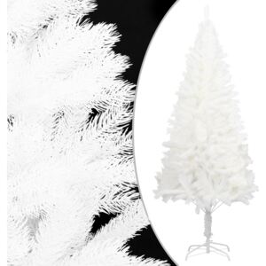 VidaXL Umjetno božićno drvce sa stalkom bijelo 210 cm PE