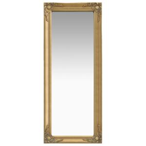 VidaXL Zidno ogledalo u baroknom stilu 50 x 120 cm zlatno