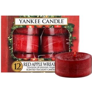 Yankee Candle Red Apple Wreath čajna svijeća 12 x 9,8 g