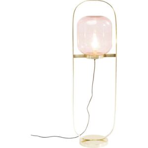 Podna lampa Jupiter pink-brass 35x30x128h cm