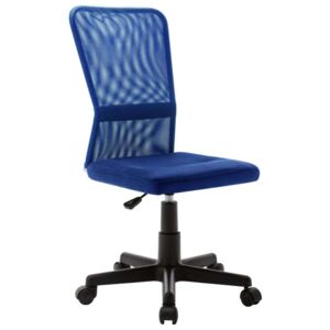 Uredska stolica plava 44 x 52 x 100 cm od mrežaste tkanine