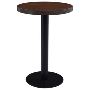 Bistro stol tamnosmeđi 60 cm MDF