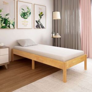Okvir za krevet od masivne hrastovine 90 x 200 cm