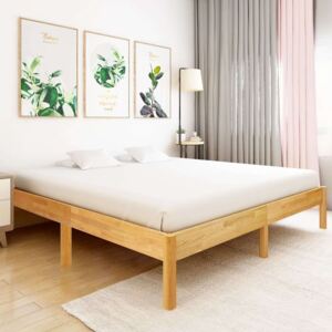 Okvir za krevet od masivne hrastovine 180 x 200 cm