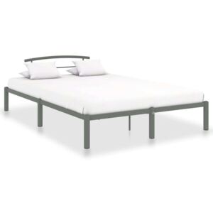 Okvir za krevet sivi metalni 160 x 200 cm