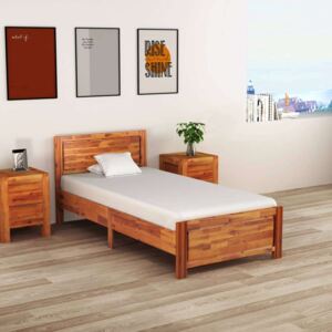 Okvir za krevet od masivnog bagremovog drva 90 x 200 cm