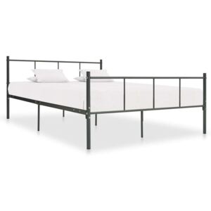 Okvir za krevet sivi metalni 140 x 200 cm
