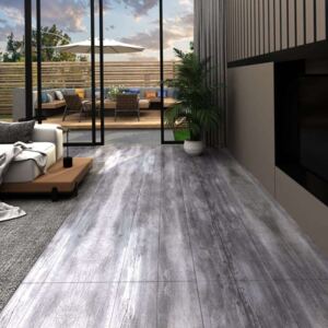 Podne obloge od PVC-a 5 02 m² 2 mm samoljepljive siva boja drva