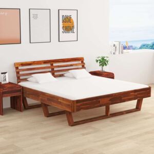Okvir za krevet od masivnog bagremovog drva 180 x 200 cm