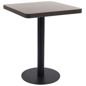 Bistro stol tamnosmeđi 60 x 60 cm MDF