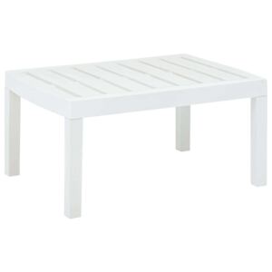 Vanjski stol bijeli 78 x 55 x 38 cm plastični