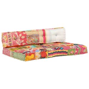 Jastuk za paletni kauč raznobojni od tkanine s patchworkom