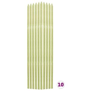 Potporni štapići za biljke 10 kom 2 8 x 2 8 x 150 cm borovina