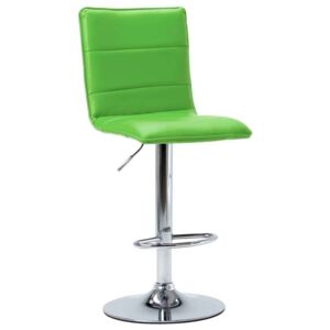 Barska stolica od umjetne kože zelena