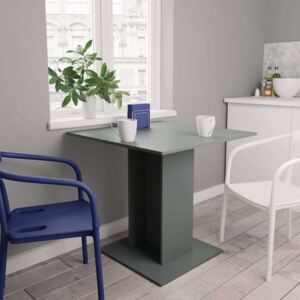 Blagovaonski stol sivi 80 x 80 x 75 cm od iverice