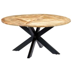 Blagovaonski stol okrugli 150 x 76 cm od masivnog drva manga