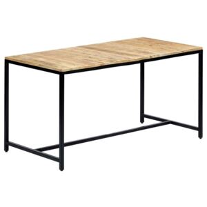 Blagovaonski stol od masivnog grubog drva manga 140x70x75 cm