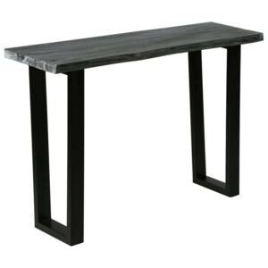 Konzolni stol od masivnog drva mindi 110 x 35 x 75 cm sivi