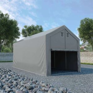 Skladišni šator od PVC-a 4 x 8 m sivi