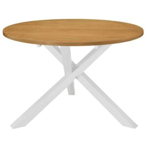 Blagovaonski stol bijeli 120 x 75 cm MDF