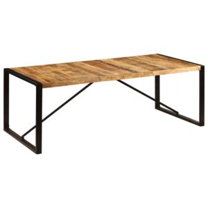 Blagovaonski stol 220 x 100 x 75 cm masivno drvo manga