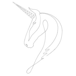 Ilustracija Unicorn, 1x Studio