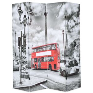 Sklopiva sobna pregrada 160 x 170 cm slika londonskog autobusa