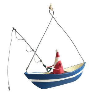 Božićni viseći ornament G-Bork Santa Fishing