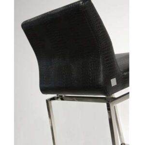 Barska stolica Barista crna s uzorkom 45 5x51 5x103 cm