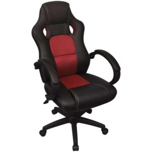 Uredska stolica od Umjetne kože Crvena