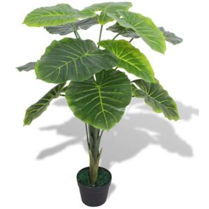 Umjetna biljka Taro s posudom 70 cm Zelena