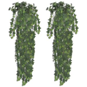 Umjetni grm bršljana zeleni 90 cm 2 kom