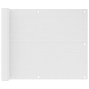 VidaXL Balkonski zastor bijeli 75 x 300 cm HDPE