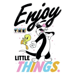 Looney Tunes - Enjoy the little things, (85 x 128 cm)