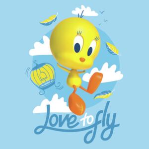 Tweety - Love to fly, (85 x 128 cm)