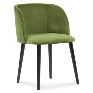 Blagovaonska stolica Velvet Nawajo Svijetlo zelena