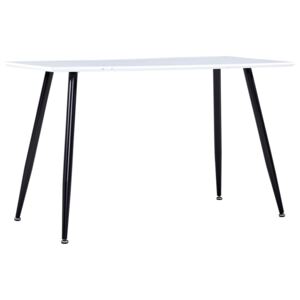 VidaXL Blagovaonski stol bijelo-crni 120 x 60 x 74 cm MDF